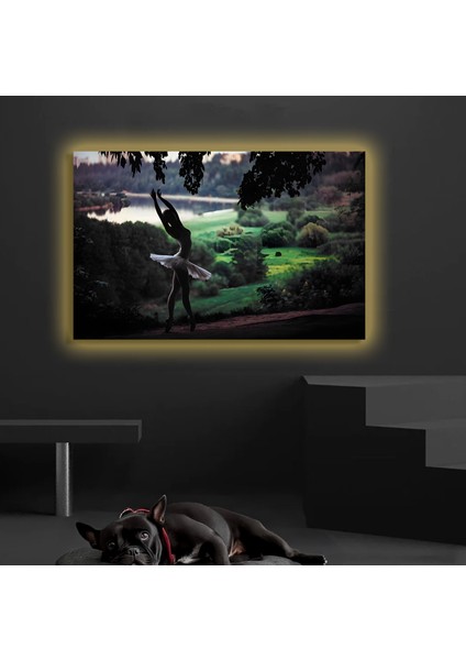 LED Işıklı Kanvas Tablo, 3D Dekoratif Baskılı Tablo Yapay Zeka Destekli Modern Tasarımlar 484