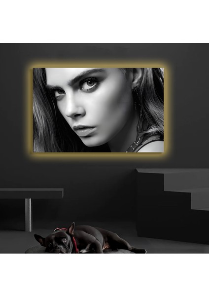 LED Işıklı Kanvas Tablo, 3D Dekoratif Baskılı Tablo Yapay Zeka Destekli Modern Tasarımlar 77