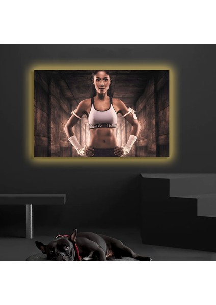LED Işıklı Kanvas Tablo, 3D Dekoratif Baskılı Tablo Yapay Zeka Destekli Modern Tasarımlar 288
