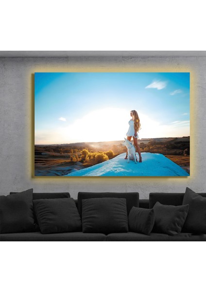 LED Işıklı Kanvas Tablo, 3D Dekoratif Baskılı Tablo Yapay Zeka Destekli Modern Tasarımlar 188