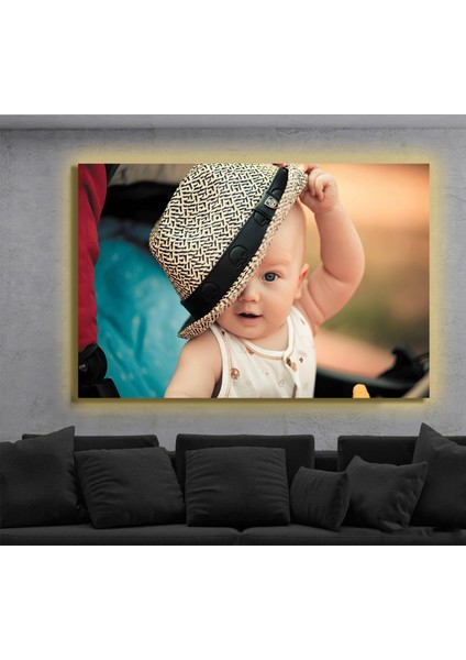 LED Işıklı Kanvas Tablo, 3D Dekoratif Baskılı Tablo Yapay Zeka Destekli Modern Tasarımlar 299