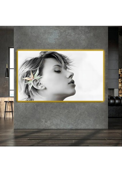 LED Işıklı Kanvas Tablo, 3D Dekoratif Baskılı Tablo Yapay Zeka Destekli Modern Tasarımlar 125