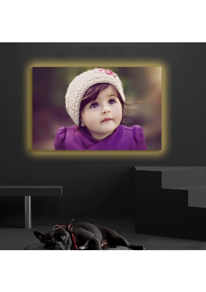 LED Işıklı Kanvas Tablo, 3D Dekoratif Baskılı Tablo Yapay Zeka Destekli Modern Tasarımlar 353