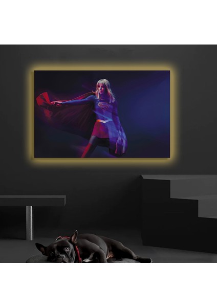 LED Işıklı Kanvas Tablo, 3D Dekoratif Baskılı Tablo Yapay Zeka Destekli Modern Tasarımlar 86