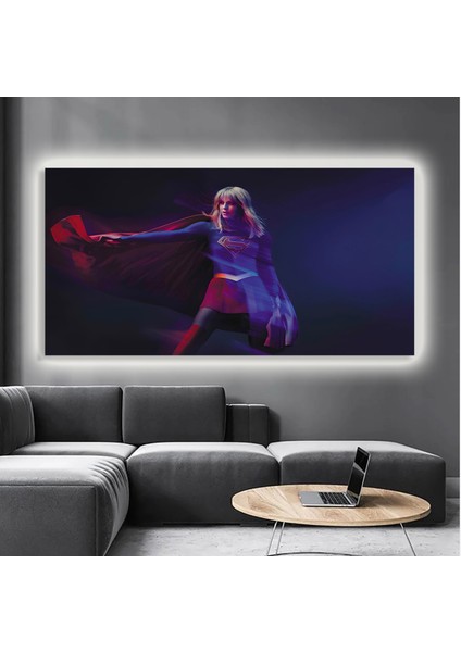 LED Işıklı Kanvas Tablo, 3D Dekoratif Baskılı Tablo Yapay Zeka Destekli Modern Tasarımlar 86