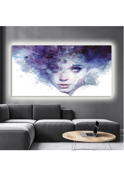 LED Işıklı Kanvas Tablo, 3D Dekoratif Baskılı Tablo Yapay Zeka Destekli Modern Tasarımlar 20