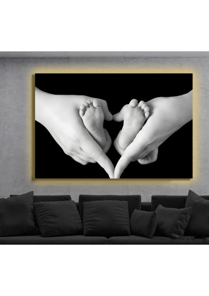 LED Işıklı Kanvas Tablo, 3D Dekoratif Baskılı Tablo Yapay Zeka Destekli Modern Tasarımlar 389