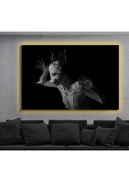LED Işıklı Kanvas Tablo, 3D Dekoratif Baskılı Tablo Yapay Zeka Destekli Modern Tasarımlar 227