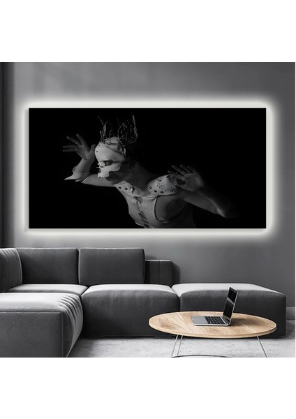 LED Işıklı Kanvas Tablo, 3D Dekoratif Baskılı Tablo Yapay Zeka Destekli Modern Tasarımlar 227