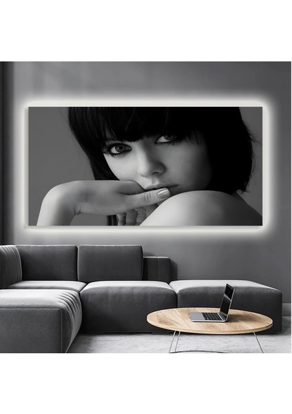LED Işıklı Kanvas Tablo, 3D Dekoratif Baskılı Tablo Yapay Zeka Destekli Modern Tasarımlar 113