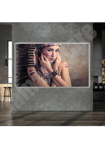 LED Işıklı Kanvas Tablo, 3D Dekoratif Baskılı Tablo Yapay Zeka Destekli Modern Tasarımlar 228