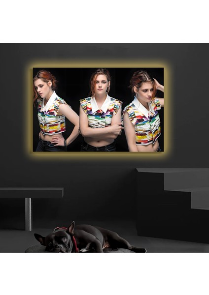 LED Işıklı Kanvas Tablo, 3D Dekoratif Baskılı Tablo Yapay Zeka Destekli Modern Tasarımlar 44