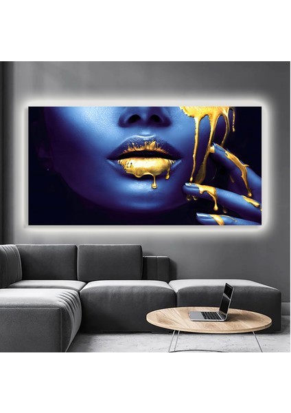 LED Işıklı Kanvas Tablo, 3D Dekoratif Baskılı Tablo Yapay Zeka Destekli Modern Tasarımlar 422