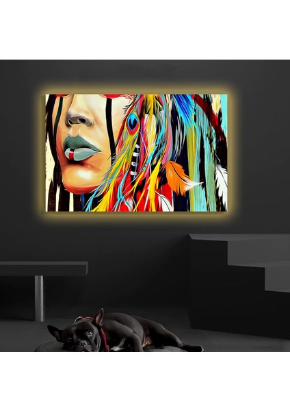 LED Işıklı Kanvas Tablo, 3D Dekoratif Baskılı Tablo Yapay Zeka Destekli Modern Tasarımlar 446 fiyatları