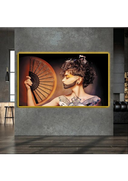 LED Işıklı Kanvas Tablo, 3D Dekoratif Baskılı Tablo Yapay Zeka Destekli Modern Tasarımlar 457