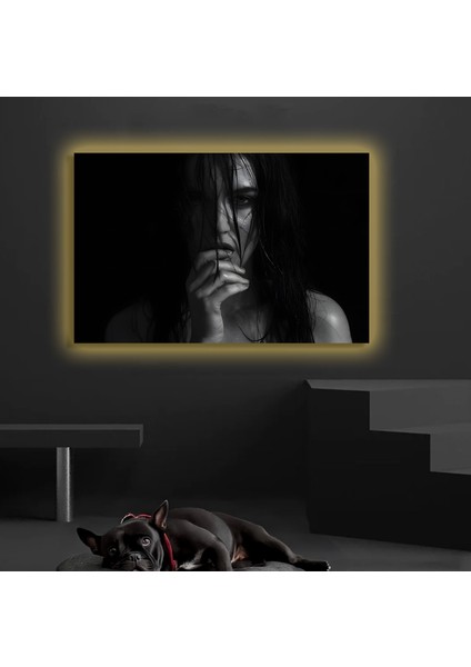 LED Işıklı Kanvas Tablo, 3D Dekoratif Baskılı Tablo Yapay Zeka Destekli Modern Tasarımlar 51