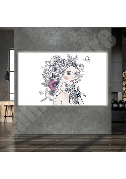 LED Işıklı Kanvas Tablo, 3D Dekoratif Baskılı Tablo Yapay Zeka Destekli Modern Tasarımlar 30 indirimleri