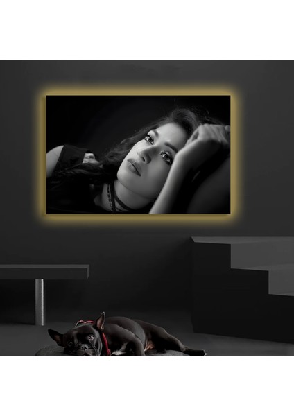 LED Işıklı Kanvas Tablo, 3D Dekoratif Baskılı Tablo Yapay Zeka Destekli Modern Tasarımlar 199