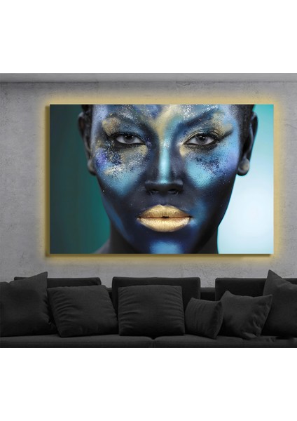 LED Işıklı Kanvas Tablo, 3D Dekoratif Baskılı Tablo Yapay Zeka Destekli Modern Tasarımlar 194