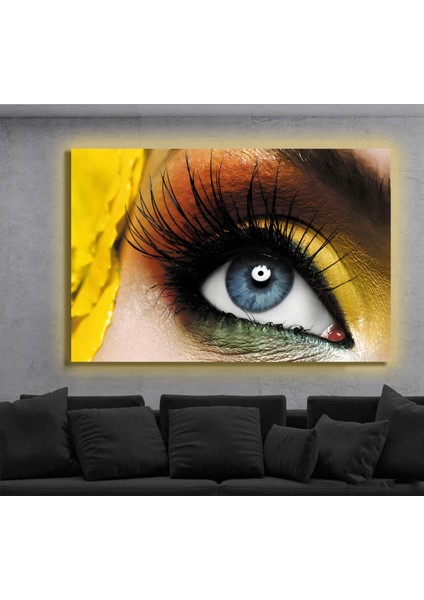 LED Işıklı Kanvas Tablo, 3D Dekoratif Baskılı Tablo Yapay Zeka Destekli Modern Tasarımlar 96