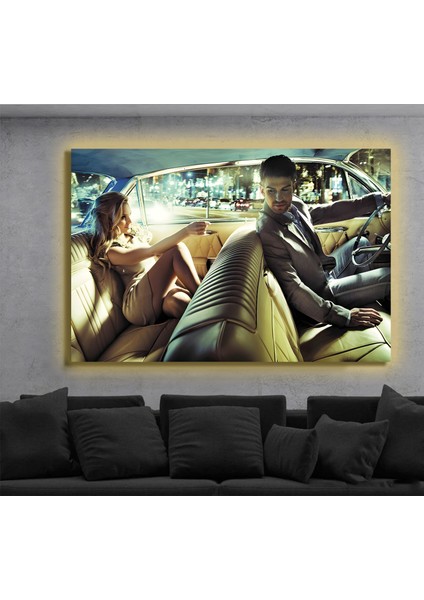 LED Işıklı Kanvas Tablo, 3D Dekoratif Baskılı Tablo Yapay Zeka Destekli Modern Tasarımlar 350