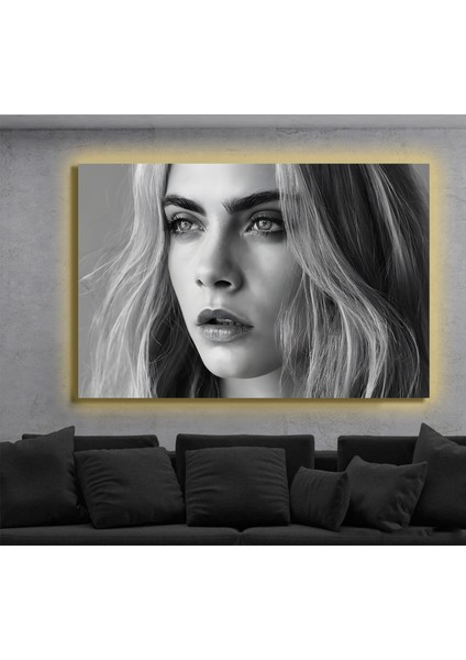 LED Işıklı Kanvas Tablo, 3D Dekoratif Baskılı Tablo Yapay Zeka Destekli Modern Tasarımlar 75