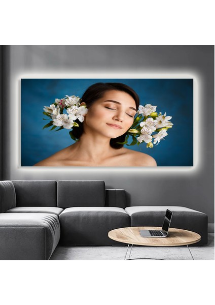 LED Işıklı Kanvas Tablo, 3D Dekoratif Baskılı Tablo Yapay Zeka Destekli Modern Tasarımlar 35