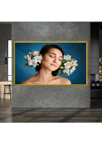 LED Işıklı Kanvas Tablo, 3D Dekoratif Baskılı Tablo Yapay Zeka Destekli Modern Tasarımlar 35