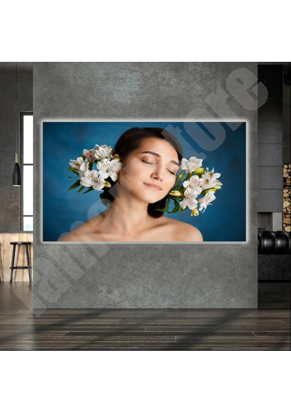 LED Işıklı Kanvas Tablo, 3D Dekoratif Baskılı Tablo Yapay Zeka Destekli Modern Tasarımlar 35