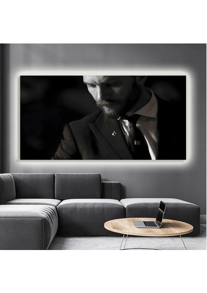 LED Işıklı Kanvas Tablo, 3D Dekoratif Baskılı Tablo Yapay Zeka Destekli Modern Tasarımlar 135