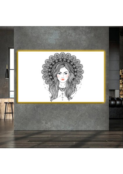 LED Işıklı Kanvas Tablo, 3D Dekoratif Baskılı Tablo Yapay Zeka Destekli Modern Tasarımlar 24