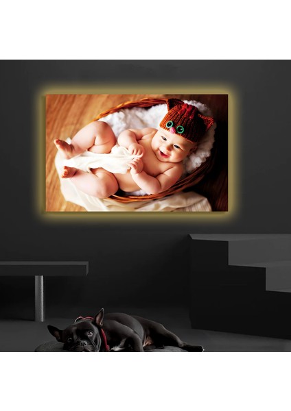 LED Işıklı Kanvas Tablo, 3D Dekoratif Baskılı Tablo Yapay Zeka Destekli Modern Tasarımlar 375