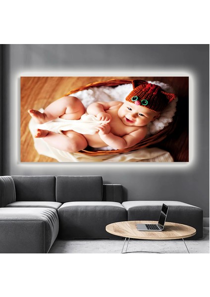 LED Işıklı Kanvas Tablo, 3D Dekoratif Baskılı Tablo Yapay Zeka Destekli Modern Tasarımlar 375