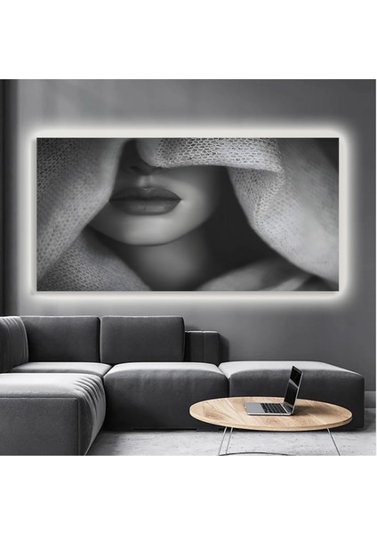 LED Işıklı Kanvas Tablo, 3D Dekoratif Baskılı Tablo Yapay Zeka Destekli Modern Tasarımlar 145