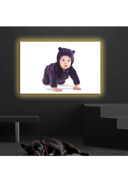 LED Işıklı Kanvas Tablo, 3D Dekoratif Baskılı Tablo Yapay Zeka Destekli Modern Tasarımlar 311