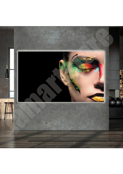 LED Işıklı Kanvas Tablo, 3D Dekoratif Baskılı Tablo Yapay Zeka Destekli Modern Tasarımlar 429