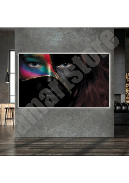 LED Işıklı Kanvas Tablo, 3D Dekoratif Baskılı Tablo Yapay Zeka Destekli Modern Tasarımlar 468