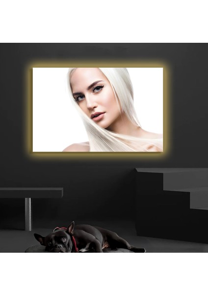 LED Işıklı Kanvas Tablo, 3D Dekoratif Baskılı Tablo Yapay Zeka Destekli Modern Tasarımlar 76