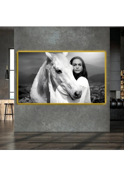 LED Işıklı Kanvas Tablo, 3D Dekoratif Baskılı Tablo Yapay Zeka Destekli Modern Tasarımlar 165