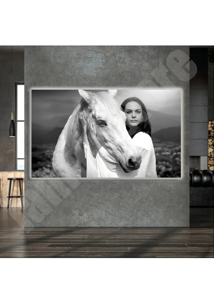 LED Işıklı Kanvas Tablo, 3D Dekoratif Baskılı Tablo Yapay Zeka Destekli Modern Tasarımlar 165