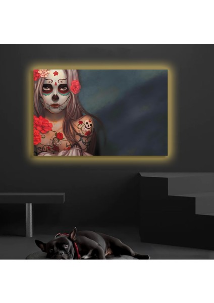 LED Işıklı Kanvas Tablo, 3D Dekoratif Baskılı Tablo Yapay Zeka Destekli Modern Tasarımlar 218 fiyatları