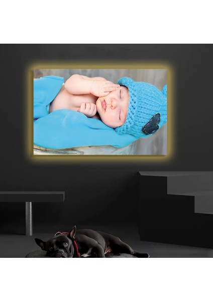 LED Işıklı Kanvas Tablo, 3D Dekoratif Baskılı Tablo Yapay Zeka Destekli Modern Tasarımlar 367