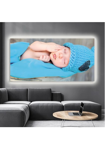 LED Işıklı Kanvas Tablo, 3D Dekoratif Baskılı Tablo Yapay Zeka Destekli Modern Tasarımlar 367