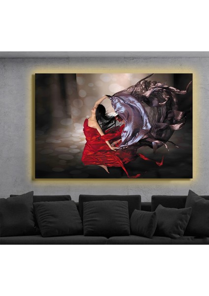 LED Işıklı Kanvas Tablo, 3D Dekoratif Baskılı Tablo Yapay Zeka Destekli Modern Tasarımlar 482