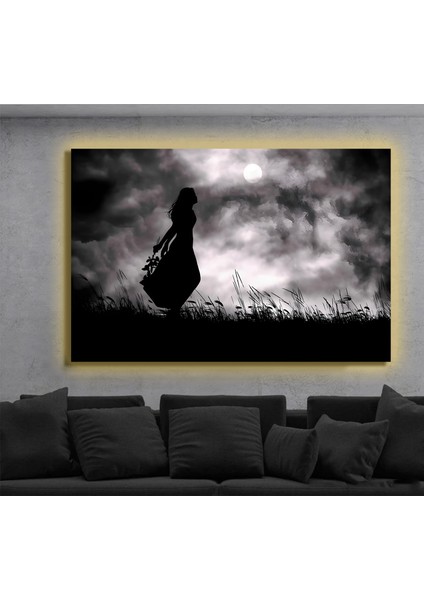 LED Işıklı Kanvas Tablo, 3D Dekoratif Baskılı Tablo Yapay Zeka Destekli Modern Tasarımlar 316