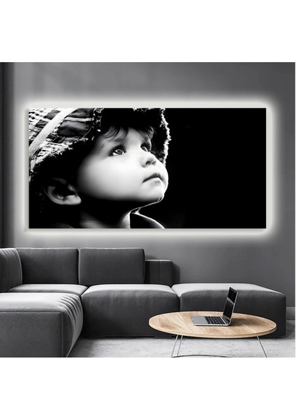 LED Işıklı Kanvas Tablo, 3D Dekoratif Baskılı Tablo Yapay Zeka Destekli Modern Tasarımlar 237