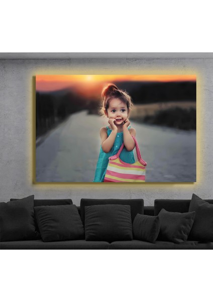 LED Işıklı Kanvas Tablo, 3D Dekoratif Baskılı Tablo Yapay Zeka Destekli Modern Tasarımlar 287