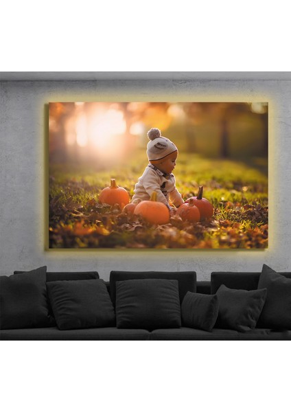 LED Işıklı Kanvas Tablo, 3D Dekoratif Baskılı Tablo Yapay Zeka Destekli Modern Tasarımlar 371