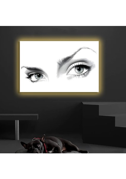 LED Işıklı Kanvas Tablo, 3D Dekoratif Baskılı Tablo Yapay Zeka Destekli Modern Tasarımlar 18