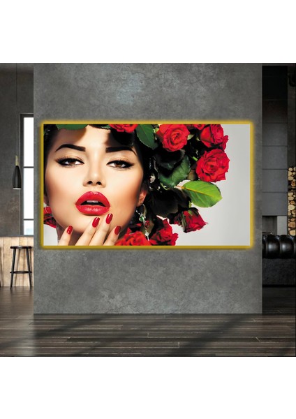 LED Işıklı Kanvas Tablo, 3D Dekoratif Baskılı Tablo Yapay Zeka Destekli Modern Tasarımlar 453